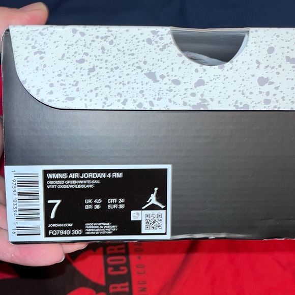 ITEM: Air Jordan 4 RM “ Oxidized Green “ WMNS Sneakers - Picture 9 of 9